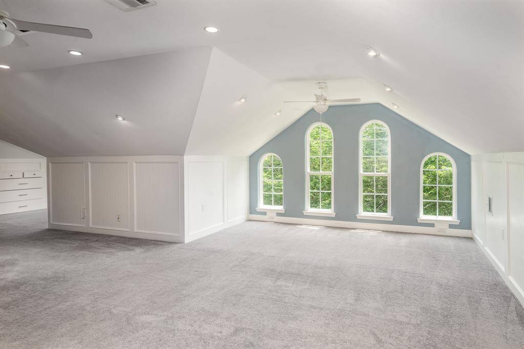 The quarters which were added onto by these owners have a living area, bedroom, and full bath.