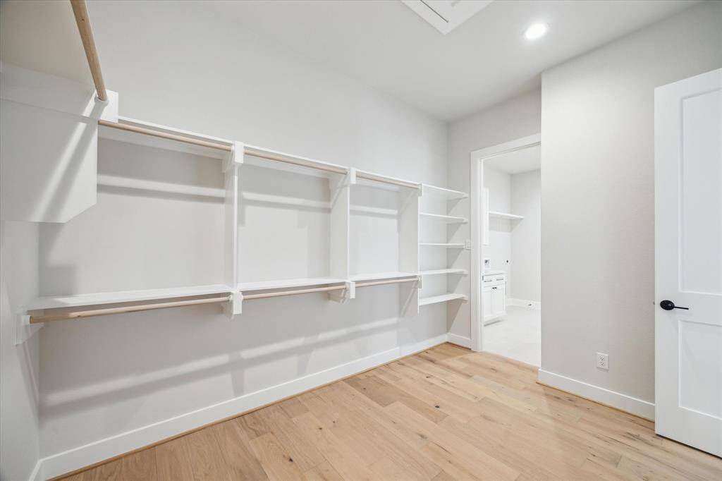 Primary Closet has private entry to Utility Room
