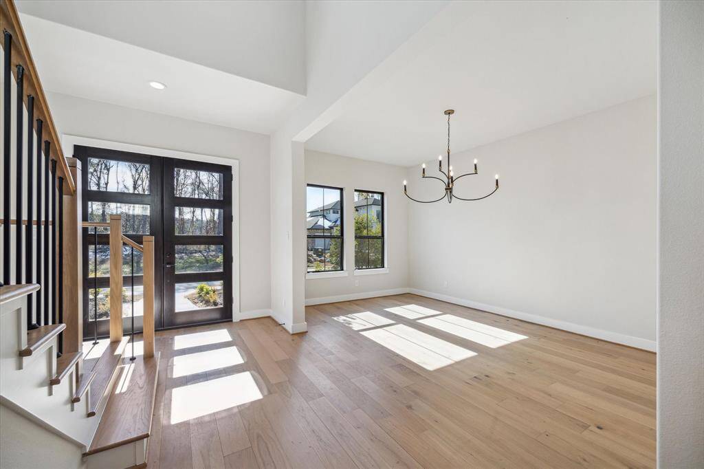 Foyer opens to Dining Room