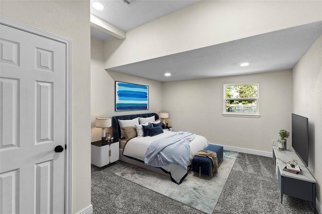 Virtually Staged Primary Bedroom
