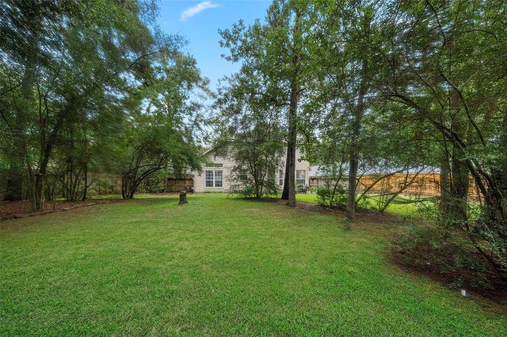 View of the massive yard from the rear fence.