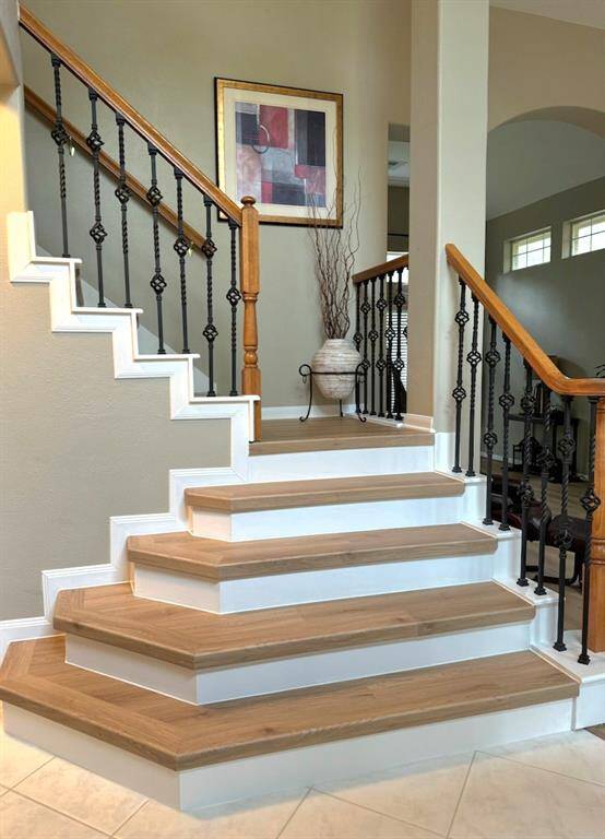 Beautifully updated staircase