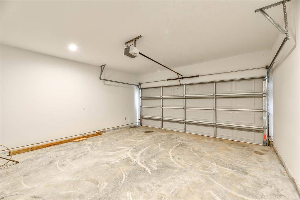 2 CAR GARAGE WITH OPENER