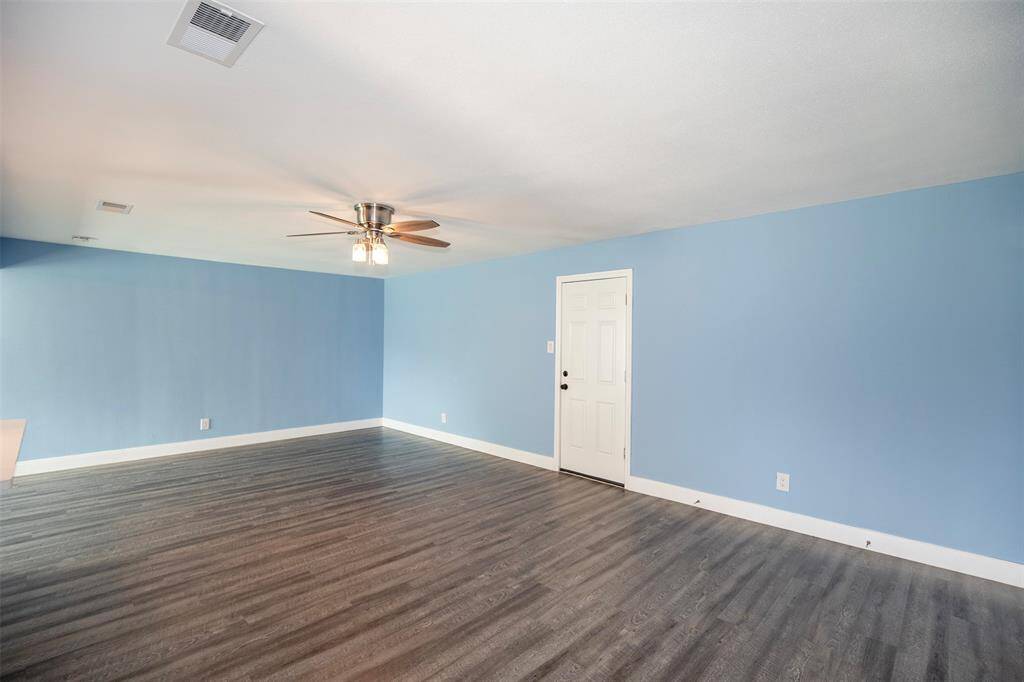 A huge family room welcomes you into the home.