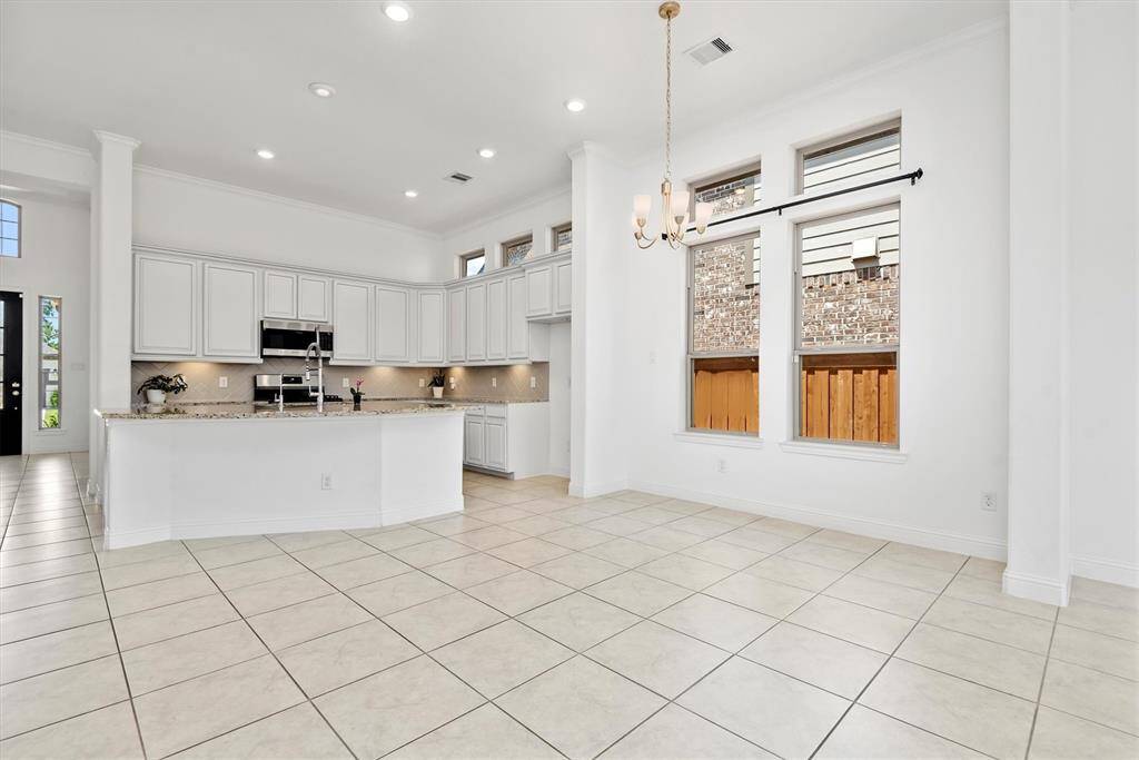 Dinning area near the kitchen and living area.