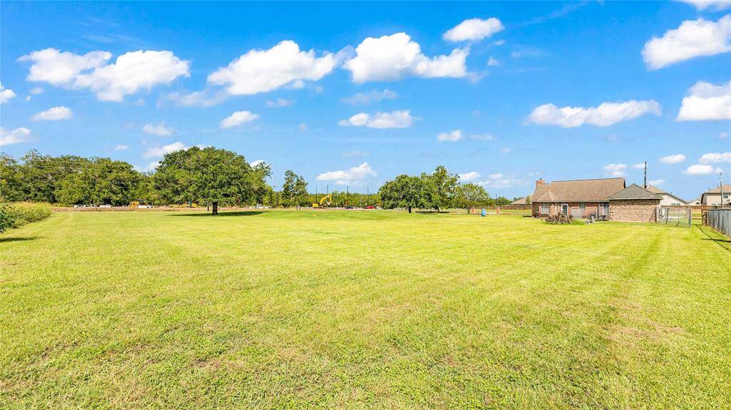 View from the rear left corner of property.