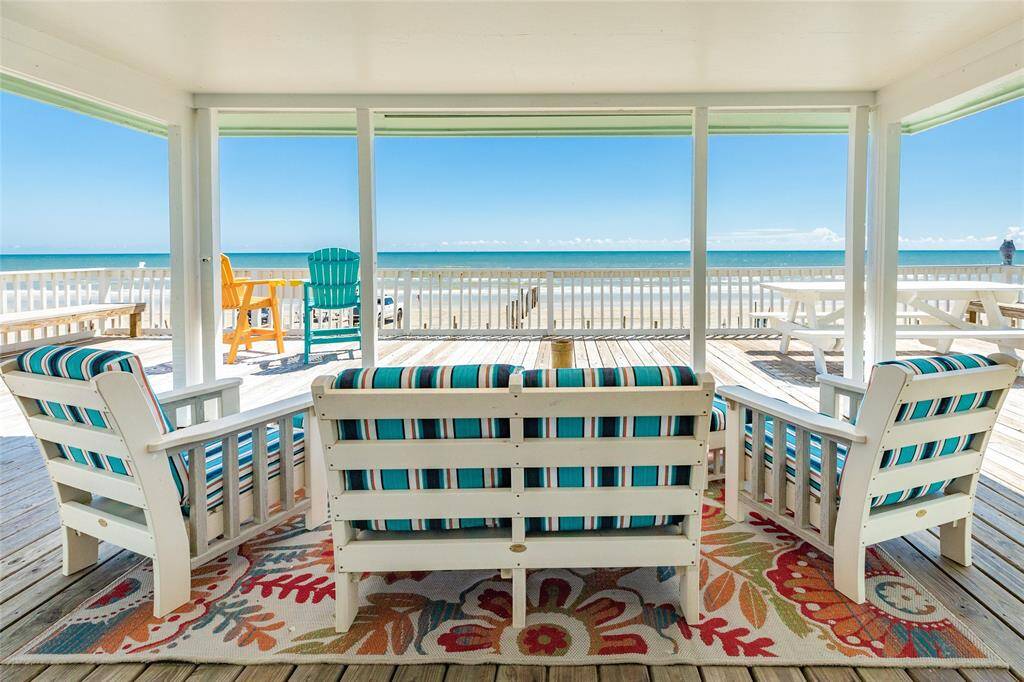 Breathtaking beach views from the expansive front porch