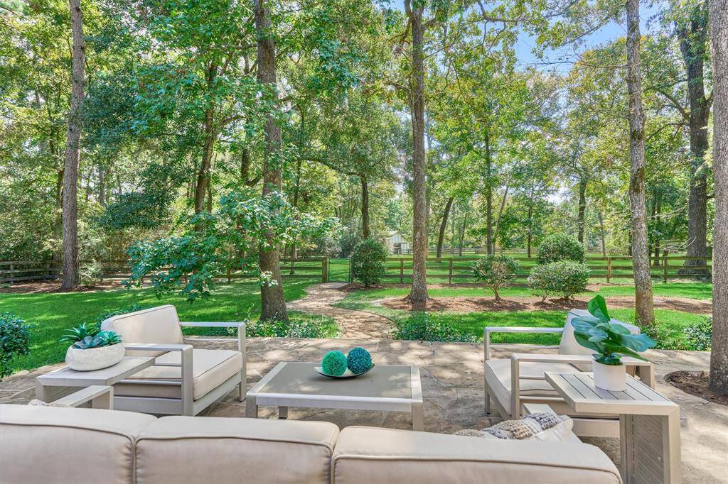 Imagine enjoying your morning coffee with this amazing back patio view!