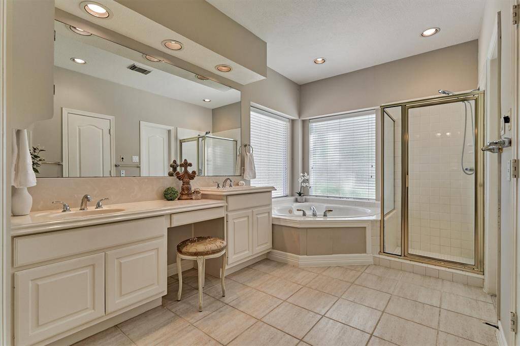 Spa-inspired Primary bathroom with soft, natural light