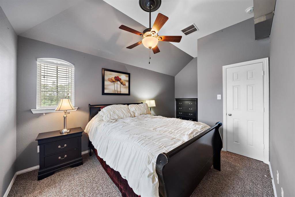 Bedroom #2 located on the 2nd floor features a small nook area with a window that is not in the photograph.