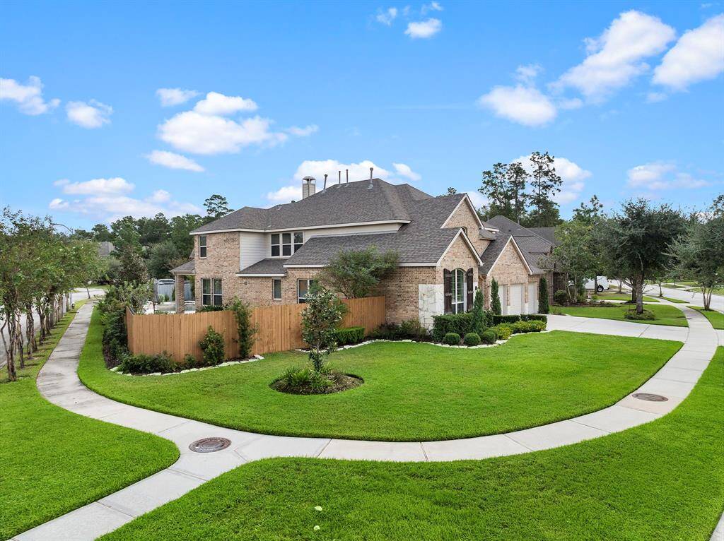The home is located on a corner lot with no back, front, or side neighbors.