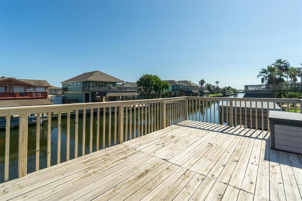 Upper boathouse party deck, remodeled in 2018. Look at your great view!