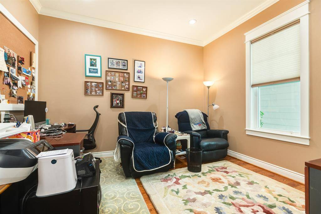 Flex room currently used as a office but could easily be a 6th bedroom.