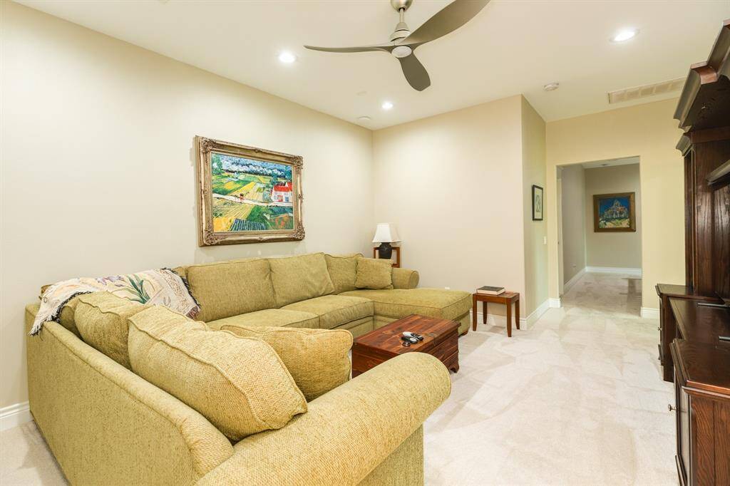 Upstairs family room.
