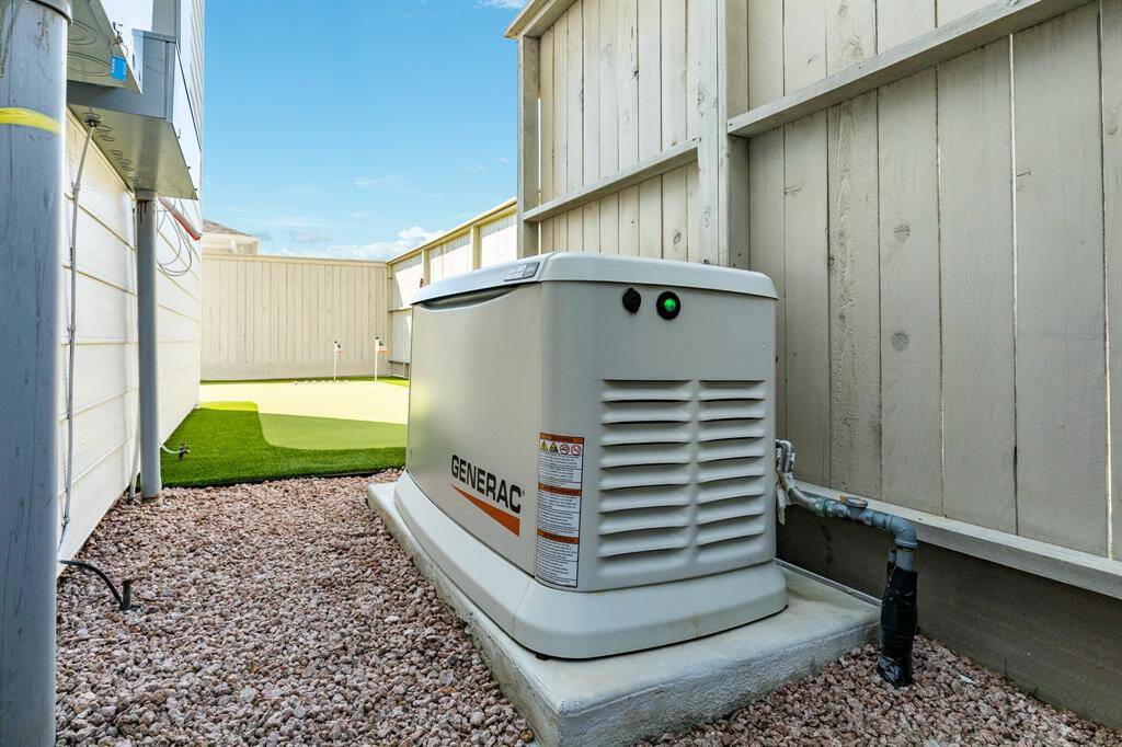 Whole house Generac generator , ensuring power continuity during outages.