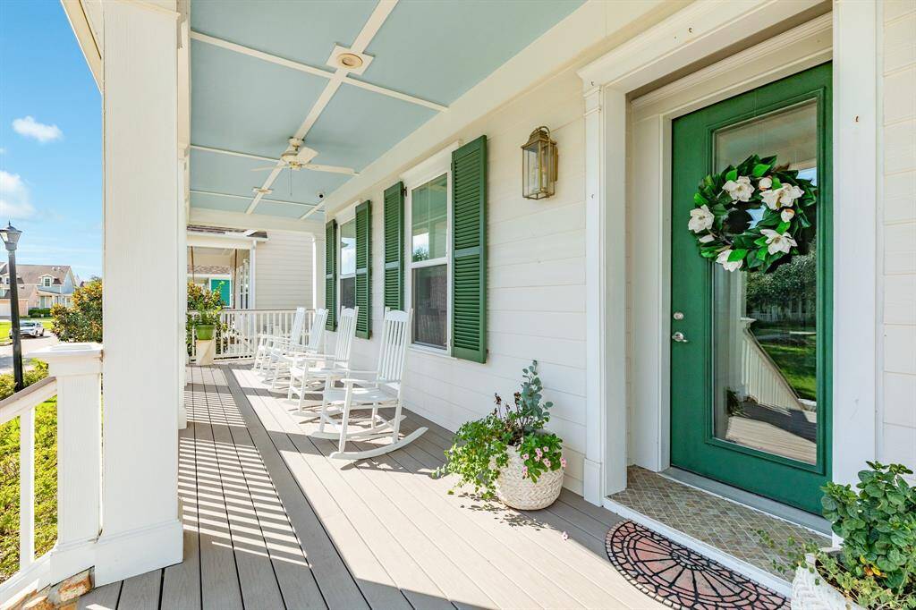 The charming and inviting exterior showcases a fresh, clean look.