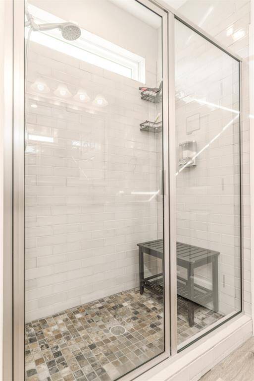 Shower in suite