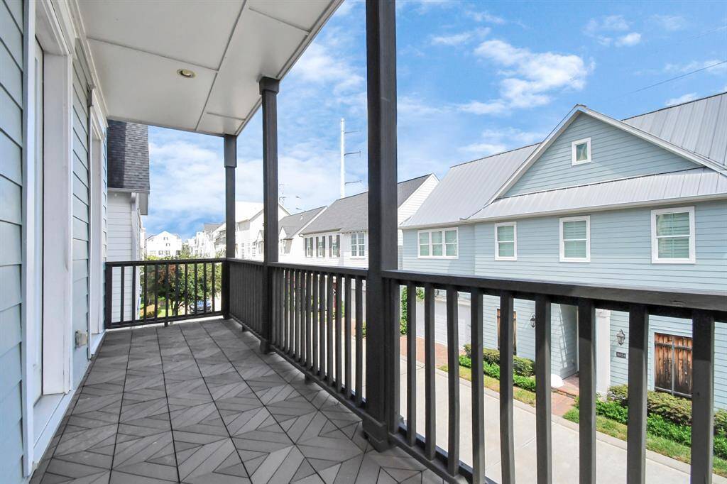 Balcony 1, you access this one through the primary bedwoom.