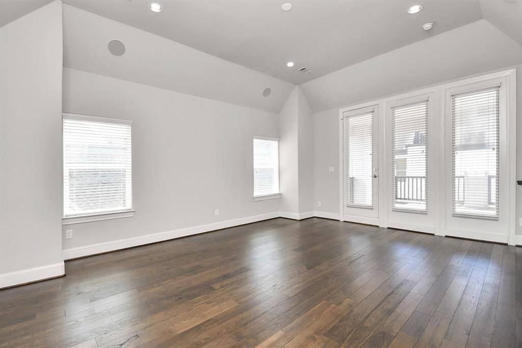 Third floor- game room/ flex space with direct access to large balcony and a full bathroom.