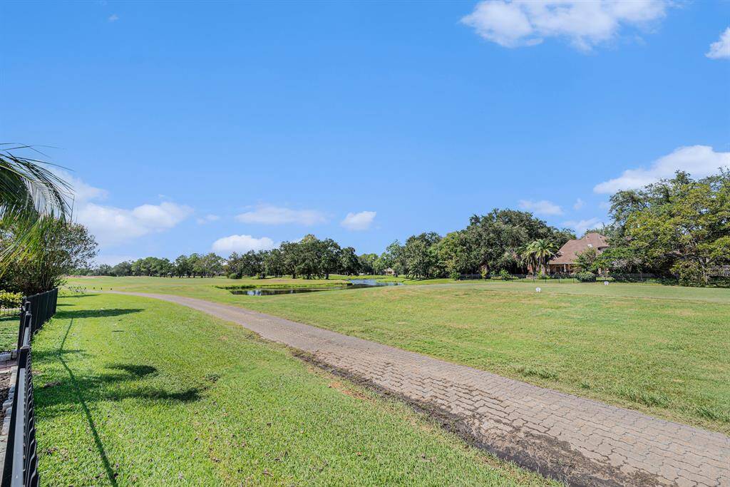 Right on the golf course!