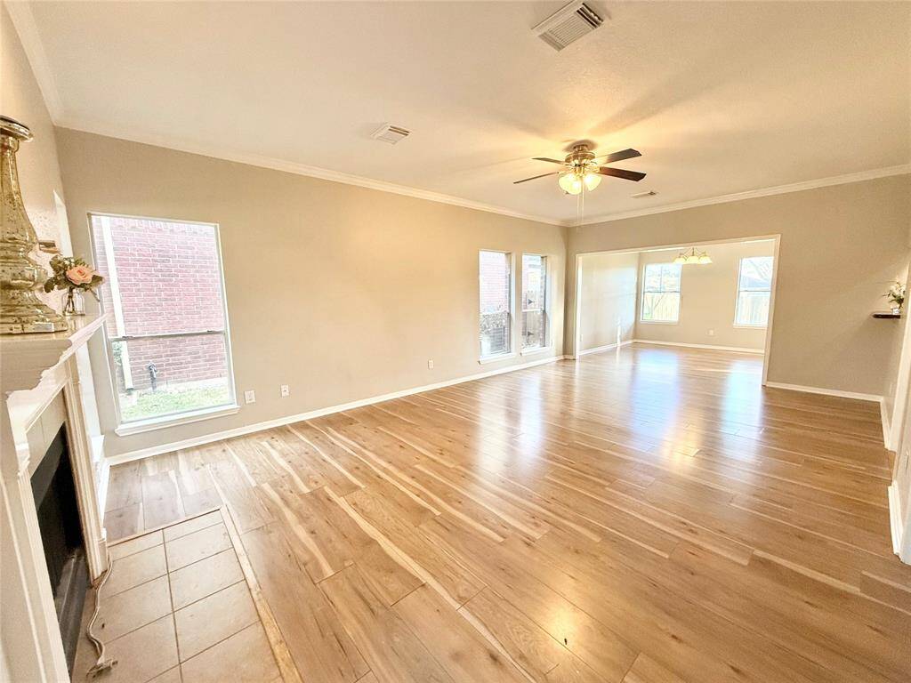 Family Room with Fire place