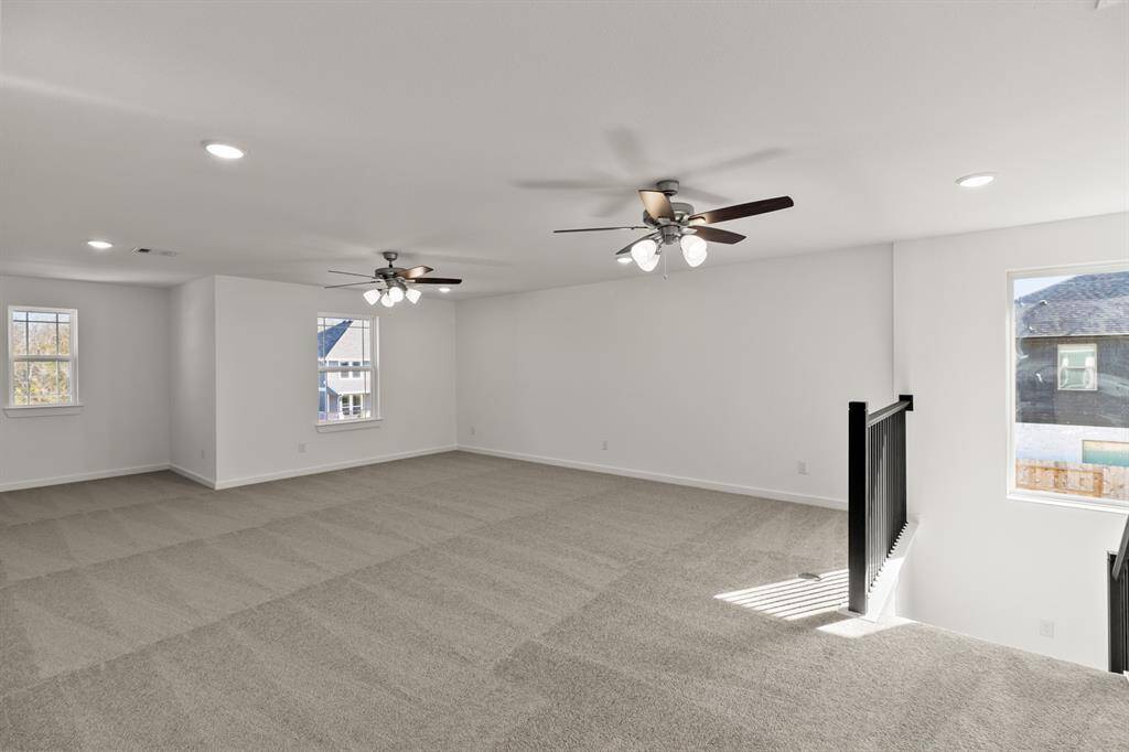 The kids will LOVE this bright and over-sized game room!