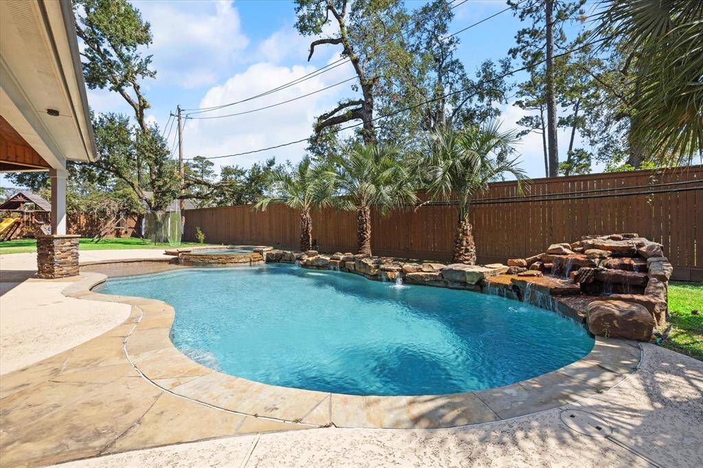 Custom pool in huge back yard