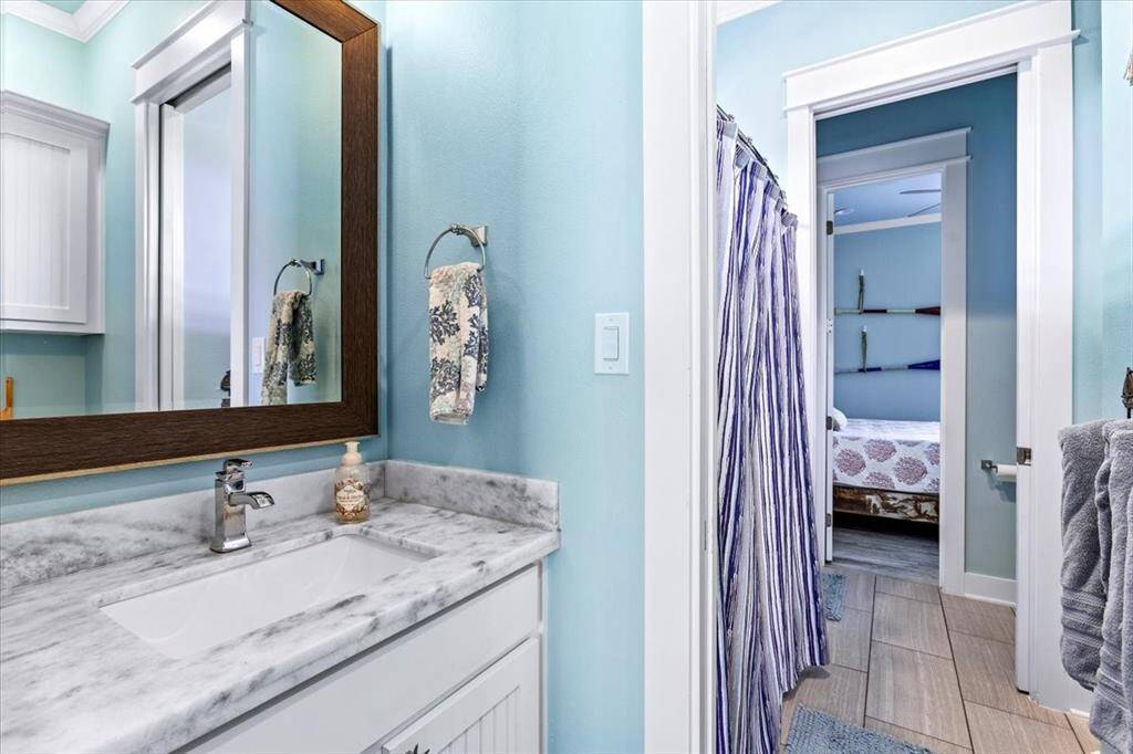 Jack and Jill bathroom.