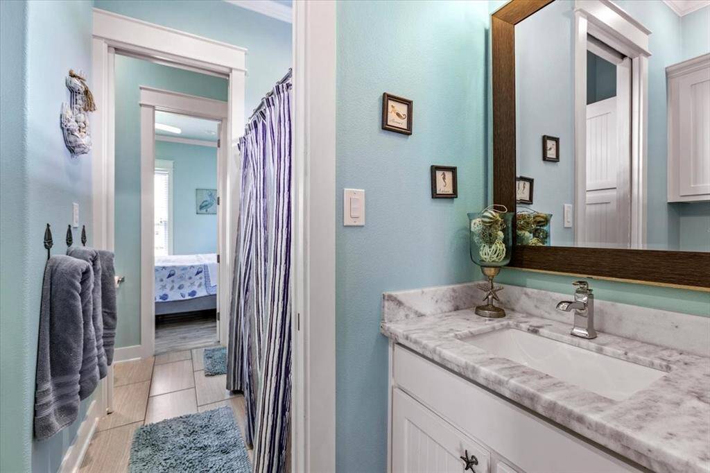 Jack and Jill bathroom.