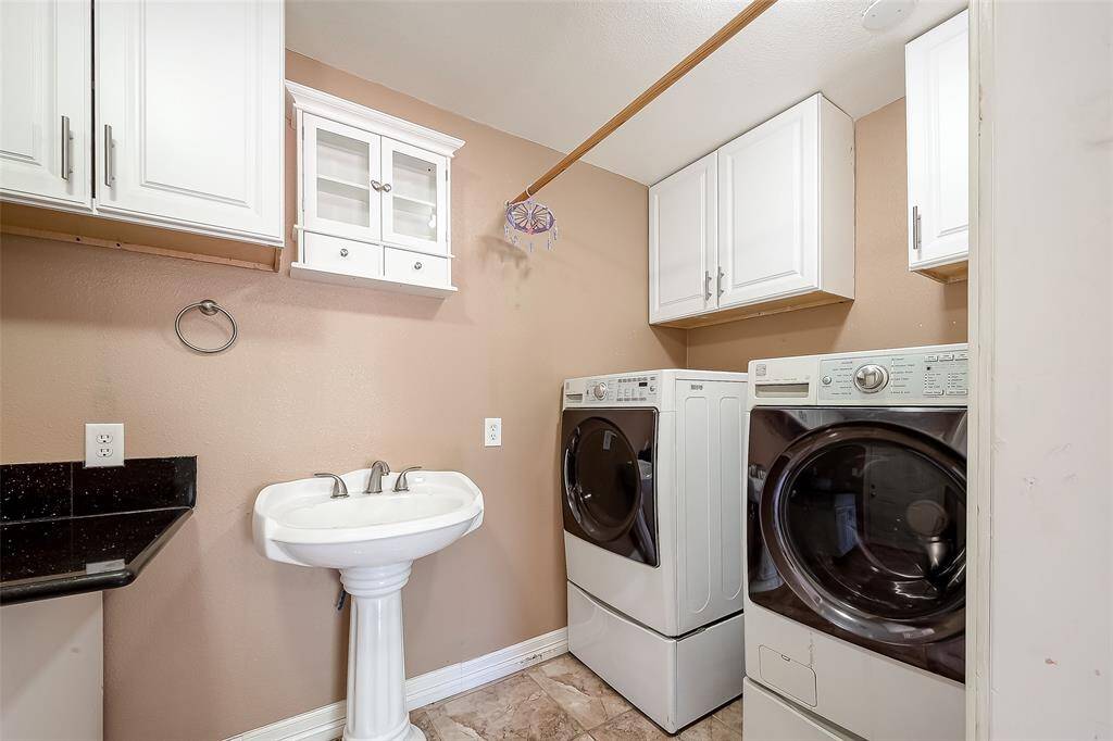 Laundry room inside the unit