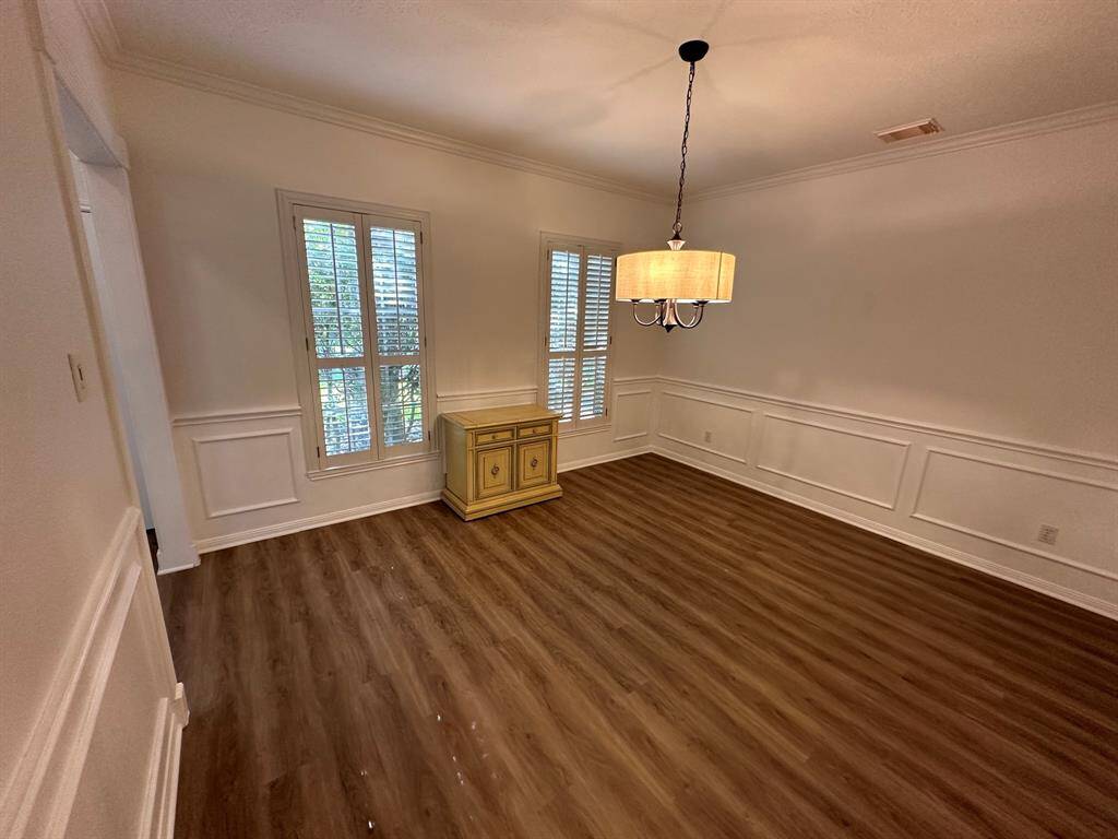 Formal dining room with Plantation Shutters