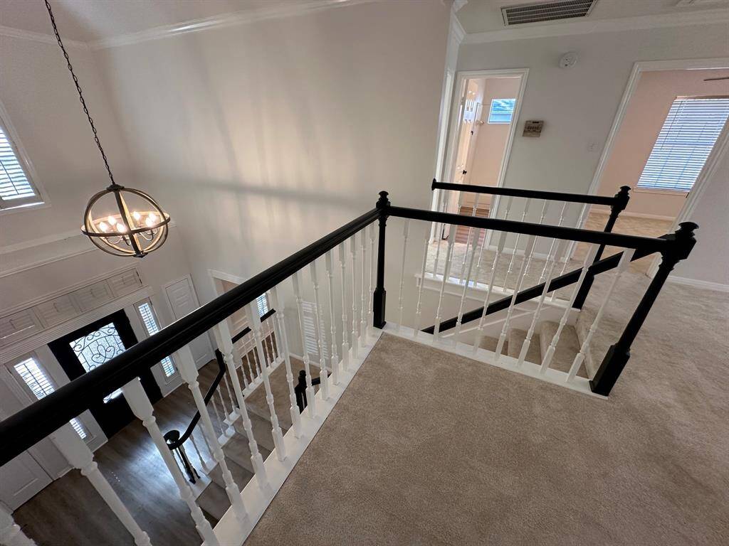 Open stairway.