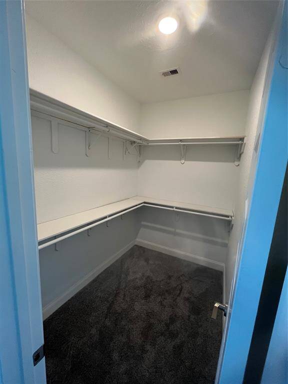 Master walk-in closet