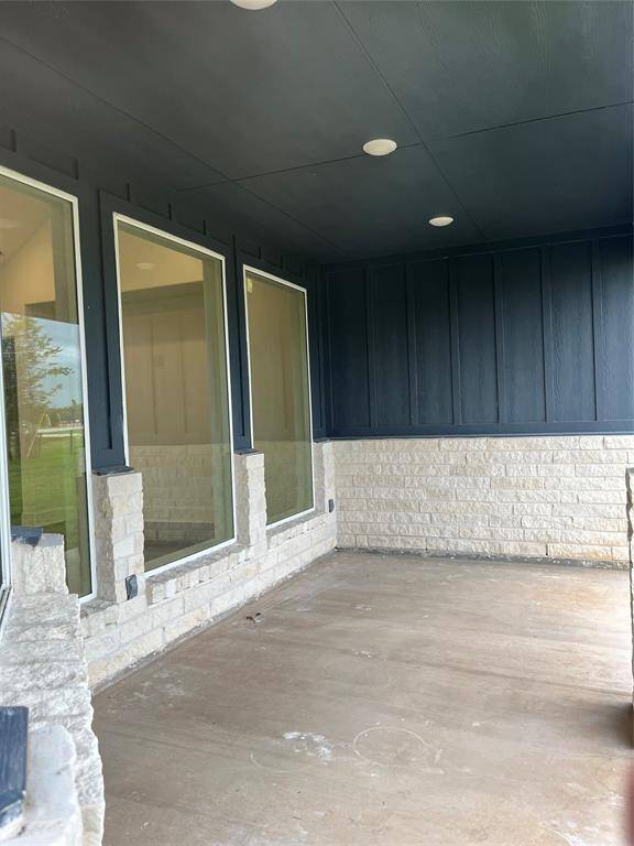 Back covered patio