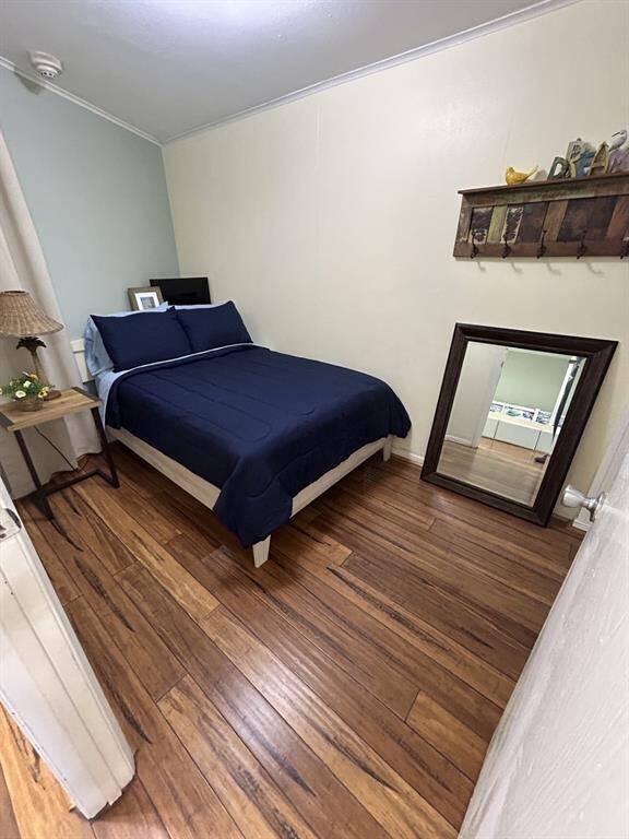 Separate bedroom.  Closet to the immediate right.