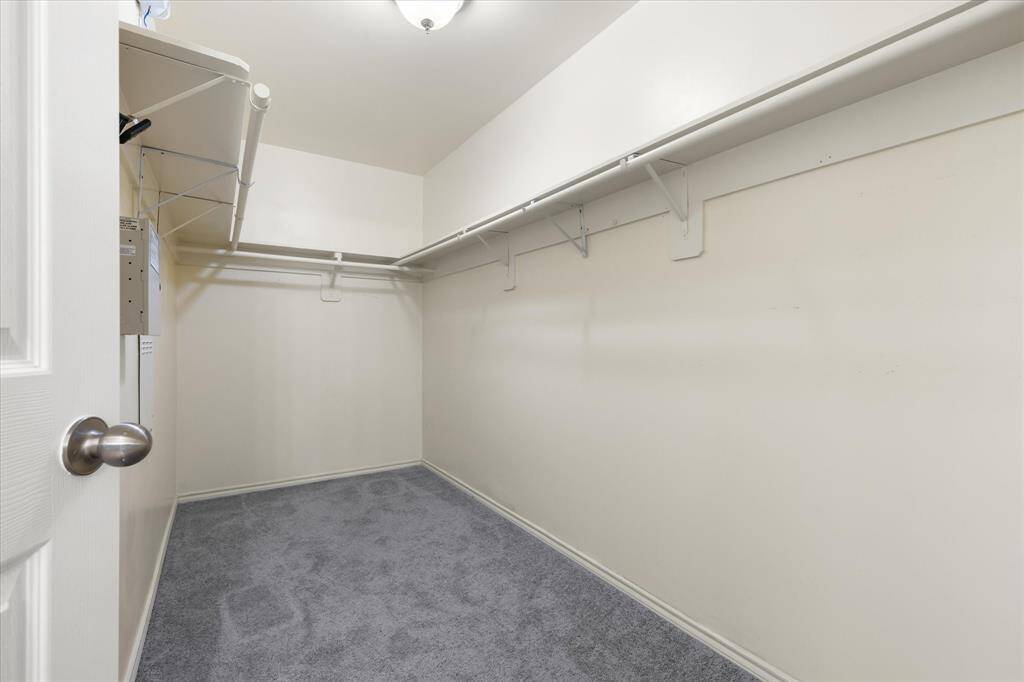 Primary closet