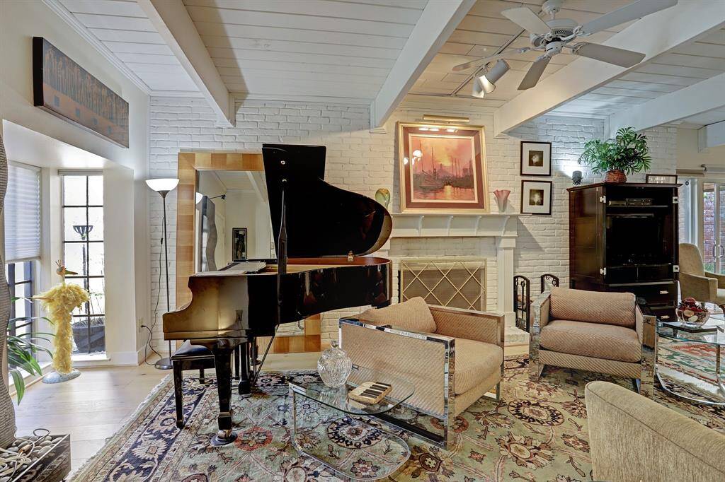 Living Room and Fireplace
