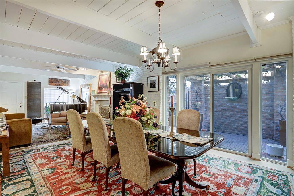 Formal Dining overlooking the enclosed Patio