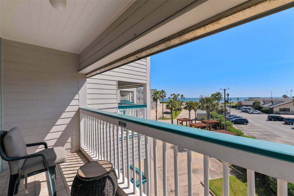 This condo boasts an unbeatable, breathtaking view of the beach from this private balcony—truly a sight to behold!