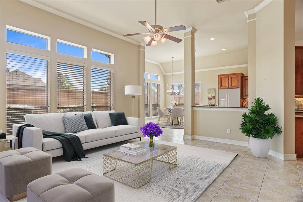 Discover a home with two elegant living spaces, perfect for hosting and entertaining.