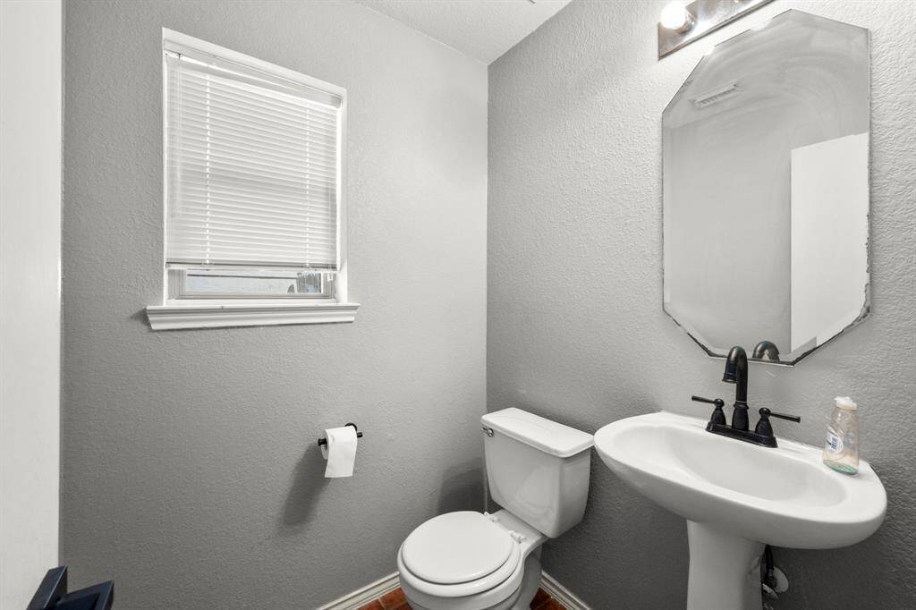 1/2 Bath on 1st Floor.