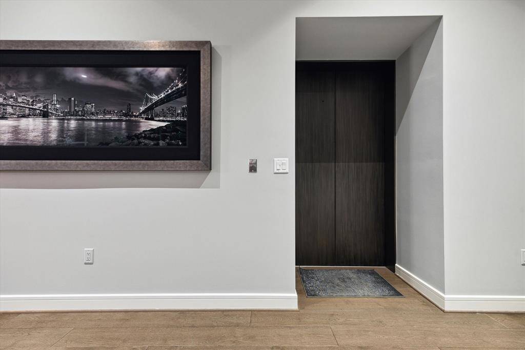 Experience exclusive access with your own private elevator entrance.