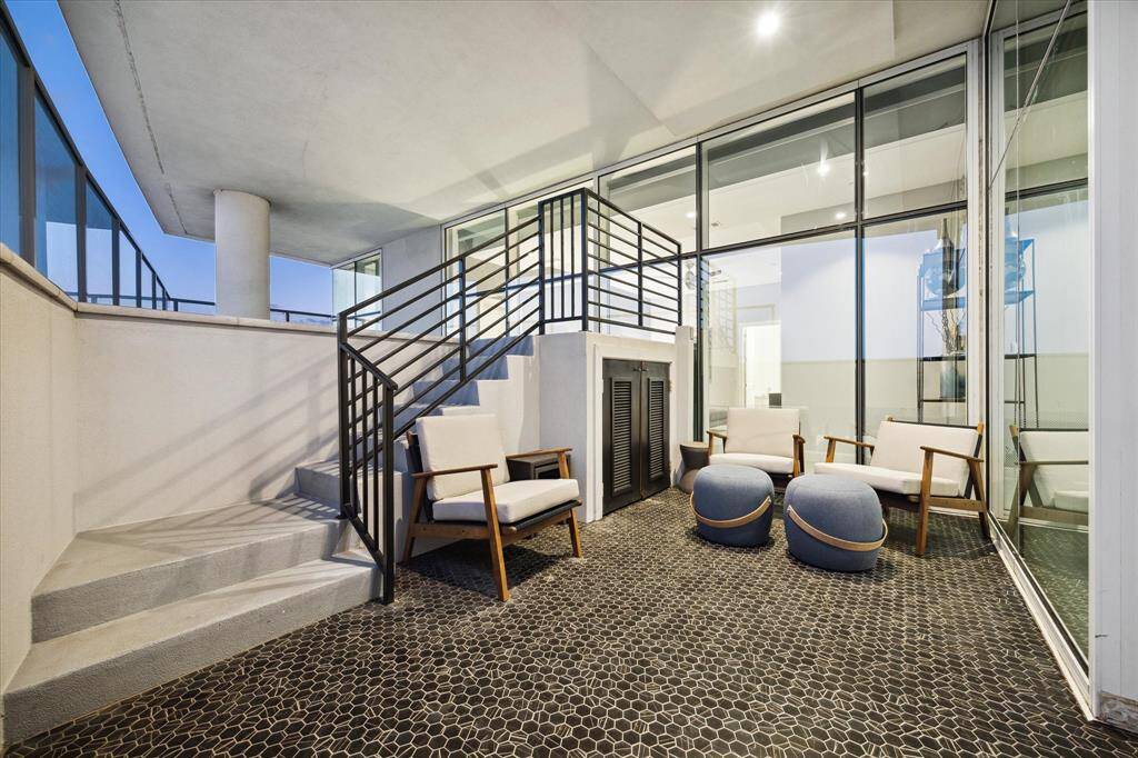 Seamless indoor-outdoor flow with direct stair access to your exclusive pool.
