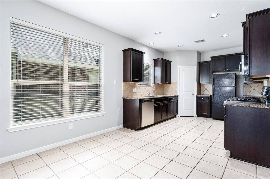 Breakfast nook off the kitchen.