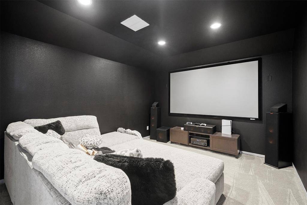 Enjoy movies or your favorite shows in this media room! Grab a blanket and popcorn for the perfect movie night!