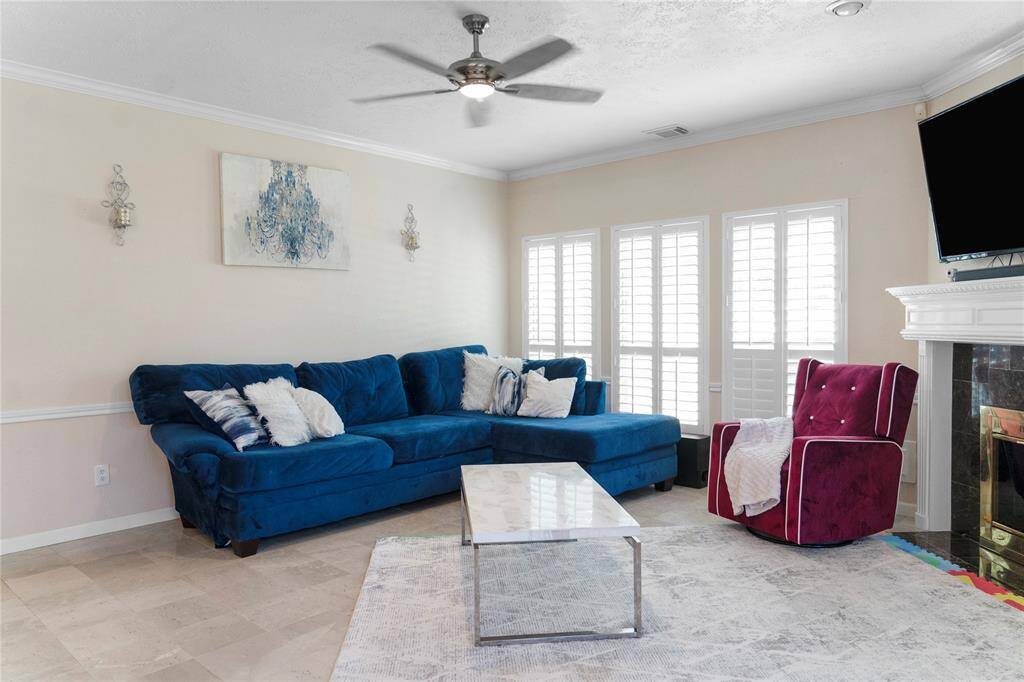 Another view of the family room/Den