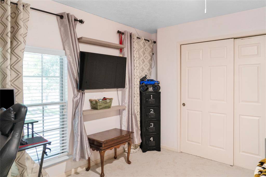Fourth bedroom with closet.
