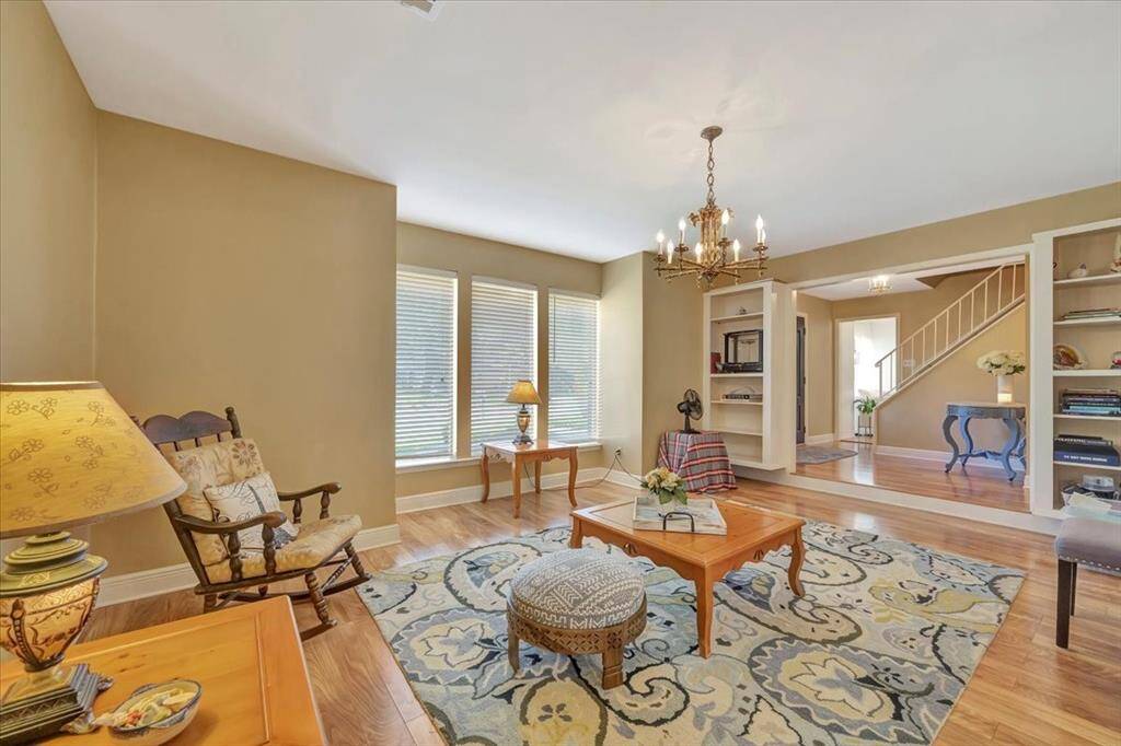 Upstairs you'll find a split plan that offers lots of privacy for the primary bedroom suite.
