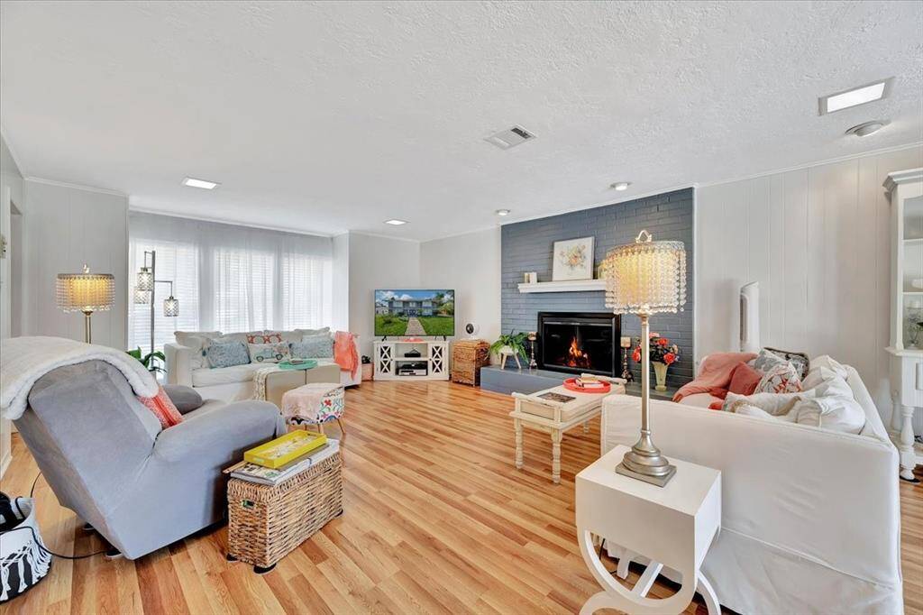 Lots and lots of windows make this home feel bright and happy.