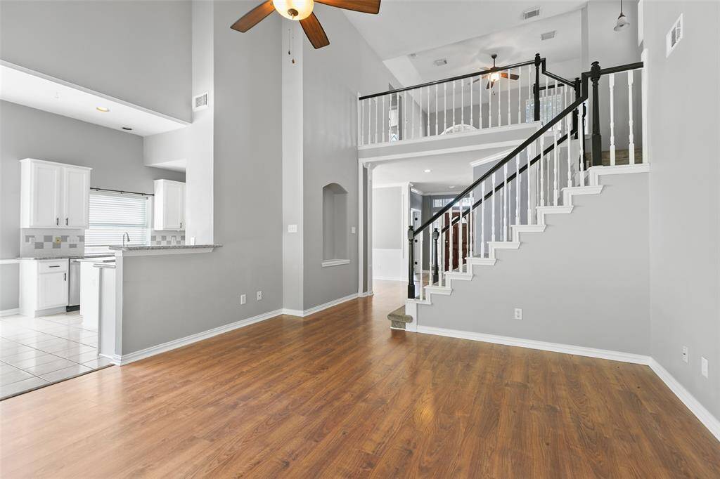 Home has a very open and welcoming floor plan.